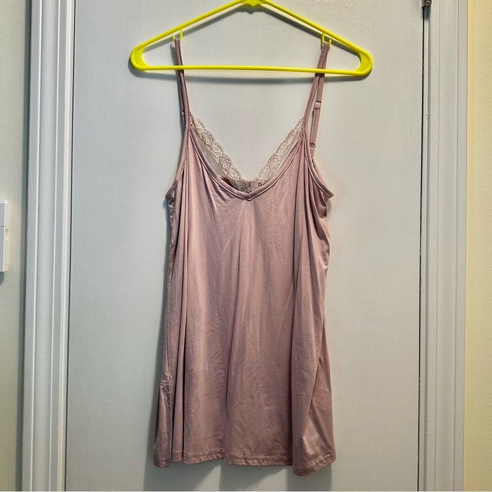 Amaryllis pink lace cami - S